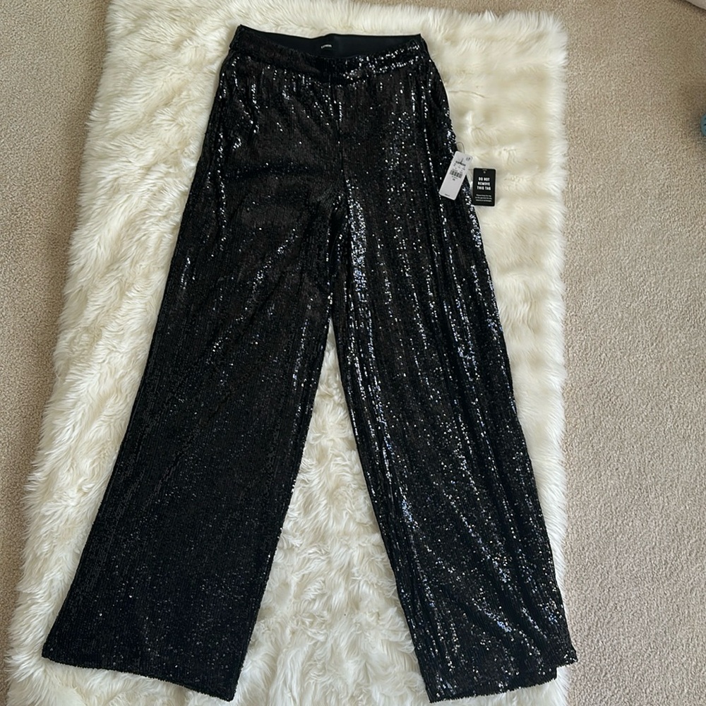 Express Sequin Pants size 6R. NWT